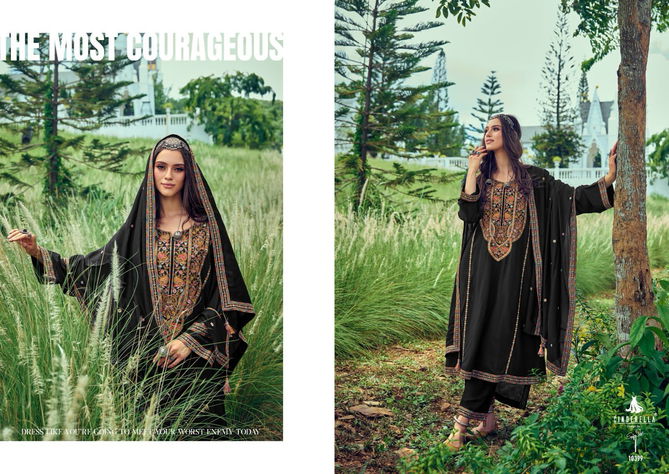 The Festive Edit By Cinderella Heavy Pashmina Suits Catalog